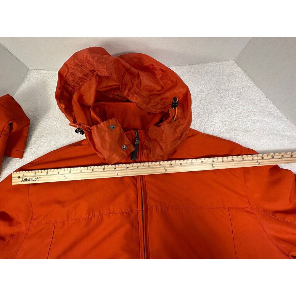 Johnston & Murphy Men's Jacket Size L Rust Orange Soft Shell - Picture 12 of 16